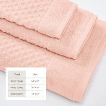 Load image into Gallery viewer, Cotton Diamond Waffle Weave Bath Towel Set - Grayson Collection
