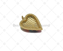 Load image into Gallery viewer, Enamel Heart Shape Pendant, Sku#F1448