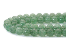 Load image into Gallery viewer, Genuine High Quality Green Strawberry Quartz Round Smooth Beads, 6mm/8mm/10mm, Sku#U1463