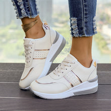 Load image into Gallery viewer, Women's Chunky Platform Sneakers | Color-Block Casual Fashion Shoes
