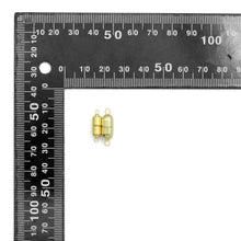 Load image into Gallery viewer, Gold Silver Oval Capsule Shape Strong Magnetic Clasp, Sku#A494
