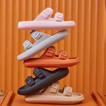 Load image into Gallery viewer, Women's Platform Buckle Sandals - Soft EVA Sole Summer Slippers