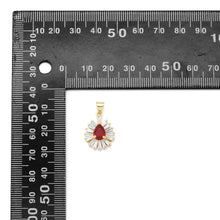 Load image into Gallery viewer, Colorful Big Crystal Stone Teardrop Charm, Sku#LX322