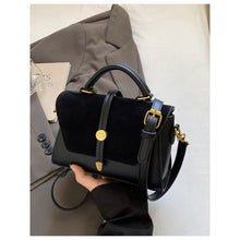 Load image into Gallery viewer, Women's PU Leather Crossbody Bag - Urban Minimalist Horizontal Rectangular Shoulder Bag with Adjustable Strap