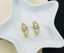 Load image into Gallery viewer, CZ Evil Eye Adjustable Ring, Sku#X331