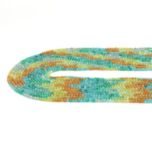 Load image into Gallery viewer, 2.4mm Multicolor Agate Round Faceted Beads, Sku#U1904