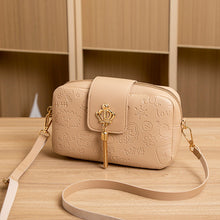 Load image into Gallery viewer, Women's Crossbody Phone Bag - Korean Style Embossed PU Leather Shoulder Bag