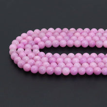 Load image into Gallery viewer, Kunzite Jade Round Smooth Beads, 15inch full strands, Sku#U1852