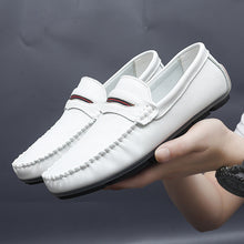 Load image into Gallery viewer, Men's Slip-On Casual Lightweight Shoes – Breathable PU Loafers | Black Khaki White Brown