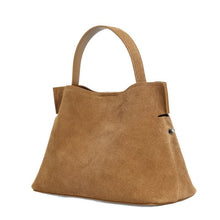 Load image into Gallery viewer, Women's Suede Velvet Crossbody Bag – Niche Design Double Strap Shoulder Bag