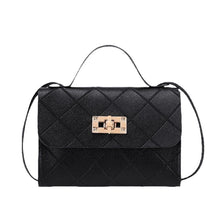Load image into Gallery viewer, Small Square Quilted PU Leather Crossbody Bag