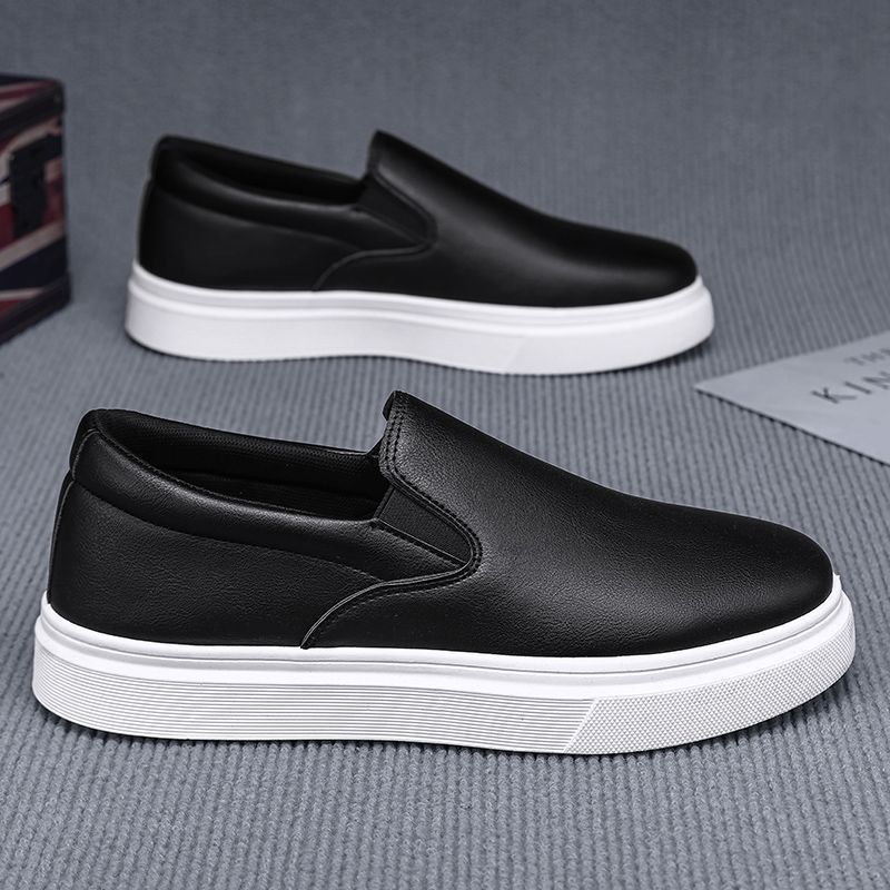 Men's Slip-On Low-Top Casual Sneakers | Breathable Waterproof Board Shoes