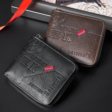 Load image into Gallery viewer, Men's Vintage Bi-Fold Wallet | PU Leather Slim Card Holder