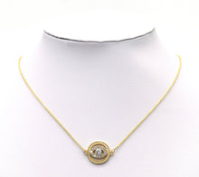 Load image into Gallery viewer, Big CZ Evil Eye Round Charm, Sku#LK665