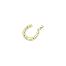 Load image into Gallery viewer, CZ Large Horseshoe U Shape Charm, Sku#LK910
