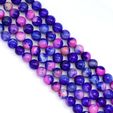 Load image into Gallery viewer, 14mm Pink Blue Agate Round Smooth Beads, Sku#U1848