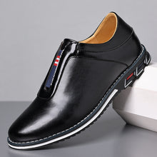Load image into Gallery viewer, Men's Slip-On Casual Leather Shoes | Wax PU Upper | Round Toe | Sizes EU 39–48