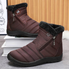 Load image into Gallery viewer, Women's Winter Cotton High-Top Casual Shoes - Warm PU Leather Flat Heel Boots
