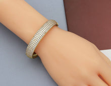 Load image into Gallery viewer, CZ Band Bangle Bracelet, Sku#B187C