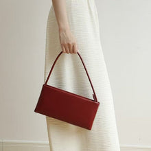 Load image into Gallery viewer, Vintage Leather Crossbody Bag for Women - Genuine Cowhide Baguette Shoulder Bag