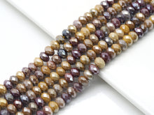 Load image into Gallery viewer, Mystic Genuine Mookaite Rondelle Faceted Beads, Sku#UA262