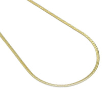 Load image into Gallery viewer, Dainty Gold thin snake Chain Necklace, thin herringbone chain, Sku#LD545c