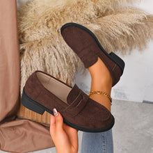 Load image into Gallery viewer, Women's Vintage Suede Loafers - British Style Slip-On Shoes