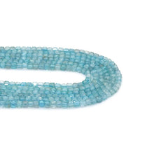Load image into Gallery viewer, Genuine Blue Apatite Faceted Cube Beads, 2.5mm, Sku#U1543