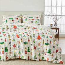Load image into Gallery viewer, Reversible Christmas Comforter and Sham Set - Holiday / Lodge Odette Collection