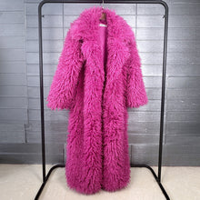 Load image into Gallery viewer, Womens Elongated Wool Coat With A Tailored Lapel