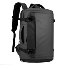 Load image into Gallery viewer, Men's Box-Style Outdoor Nylon Backpack | Business Travel Bag with Air-Cushioned Straps