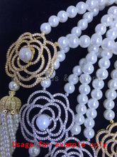 Load image into Gallery viewer, Rose Flower Pendant Connector, sku#L137