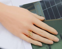 Load image into Gallery viewer, CZ Cobra Snake Wrap Ring, Sku#X343