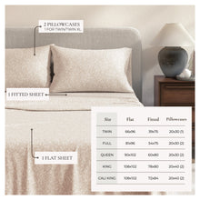 Load image into Gallery viewer, Turkish Cotton Flannel Sheet Set - Winter Floral Collection