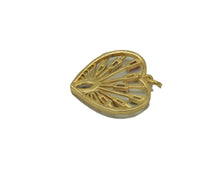 Load image into Gallery viewer, Trapezoid CZ on Hollow Out Heart Charm, Sku#F1487