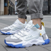 Load image into Gallery viewer, Men's Breathable Mesh Casual Sneakers – Lace-Up Low-Top Rubber Sole Everyday Shoes