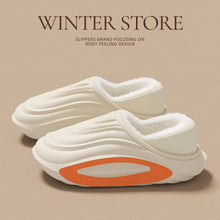Load image into Gallery viewer, Women's Thick-Sole Waterproof Non-Slip Fleece-Lined Insulated Slip-On Shoes | Warm Winter Cotton Slippers