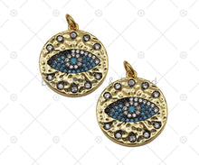 Load image into Gallery viewer, CZ Evil Eye Charm, Sku#L638