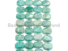 Load image into Gallery viewer, High Quality Natural Amazonite Rectangle Faceted Beads, SKU#U660C