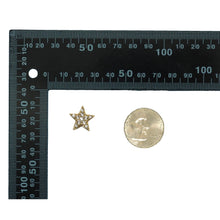 Load image into Gallery viewer, CZ Star Gold Silver Spacer beads, Sku#B344