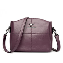 Load image into Gallery viewer, Women's Genuine Leather Embroidered Crossbody Bag – Large Capacity Shoulder Bag