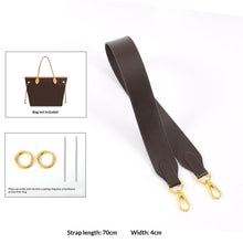 Load image into Gallery viewer, Leather Shoulder Strap with Pressure-Relieving Pad – Genuine Cowhide Bag Accessory