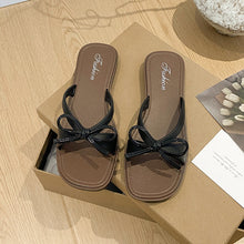 Load image into Gallery viewer, Women's Bow-Tie Beach Sandals - Non-Slip PVC Slides for Summer