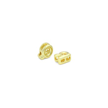 Load image into Gallery viewer, Gold Silver Cute Bubble Initial Charm, Alphabet Name Letter Charm,sku#LD700