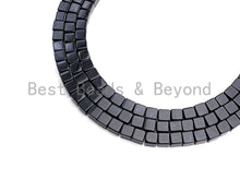 Load image into Gallery viewer, NEW STYLE!! Quality Natural Black Onyx Cube beads, 6mm/8mm/1
