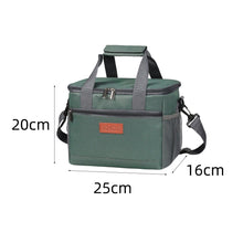 Load image into Gallery viewer, Insulated Tote Bag - Foldable Oxford Fabric Cooler Lunch Bag for Women