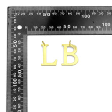 Load image into Gallery viewer, Large Plain Initial Alphabet Letter Charm, SKU#A219