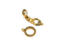 Load image into Gallery viewer, Antique Silver Gold Copper Magnetic Clasp, Sku#A109