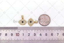 Load image into Gallery viewer, CZ  Evil Eye Charm, Sku#LK543