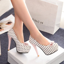 Load image into Gallery viewer, Bow Stiletto High Heels Pointed Toe Women's Dress Shoes